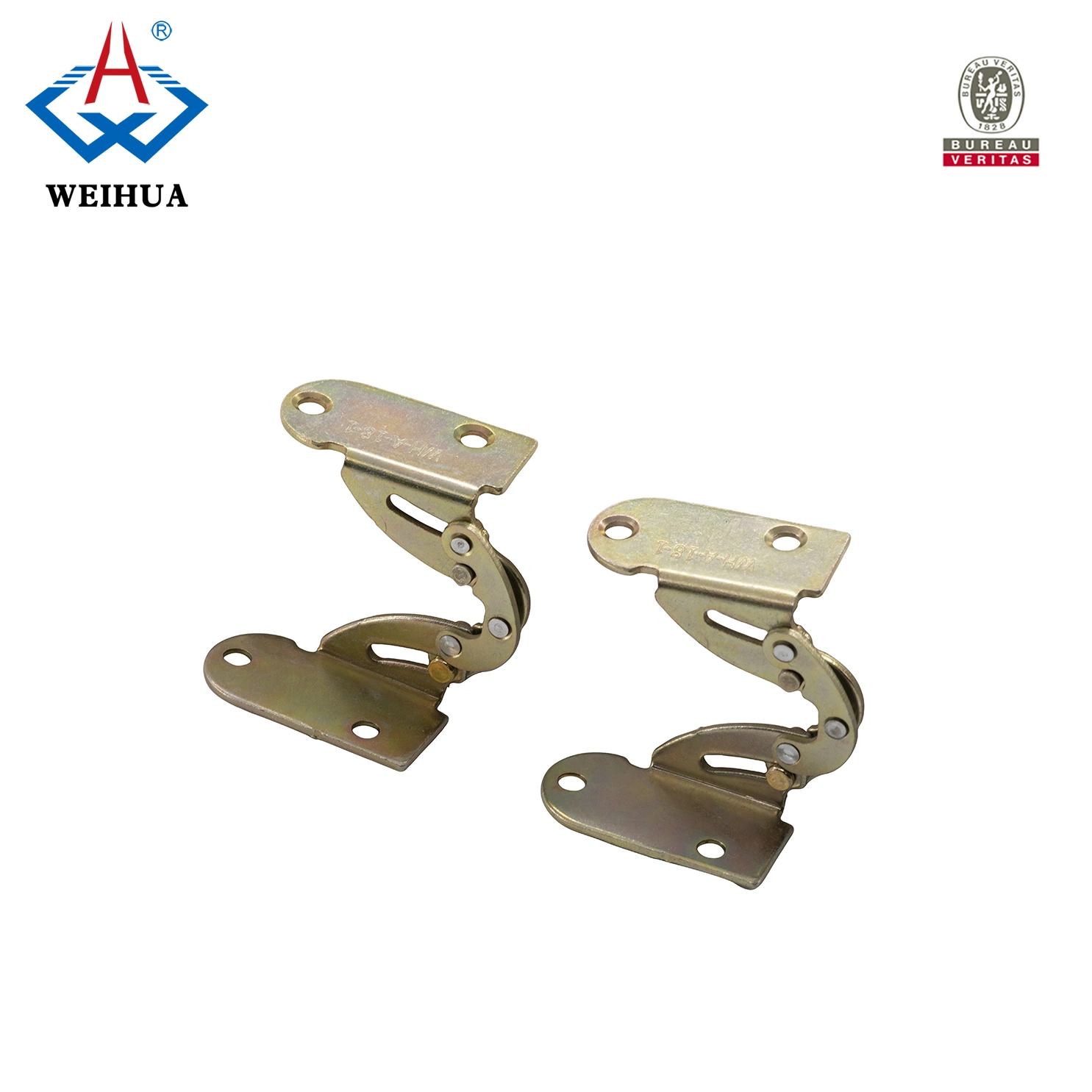 180 Degree Rainbow Zinc Plated Folding Hinge for Dining Table