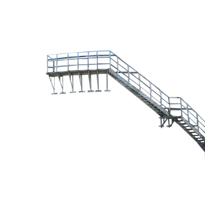 Aluminum Alloy Ships Crossover Bridge Platform Ladder