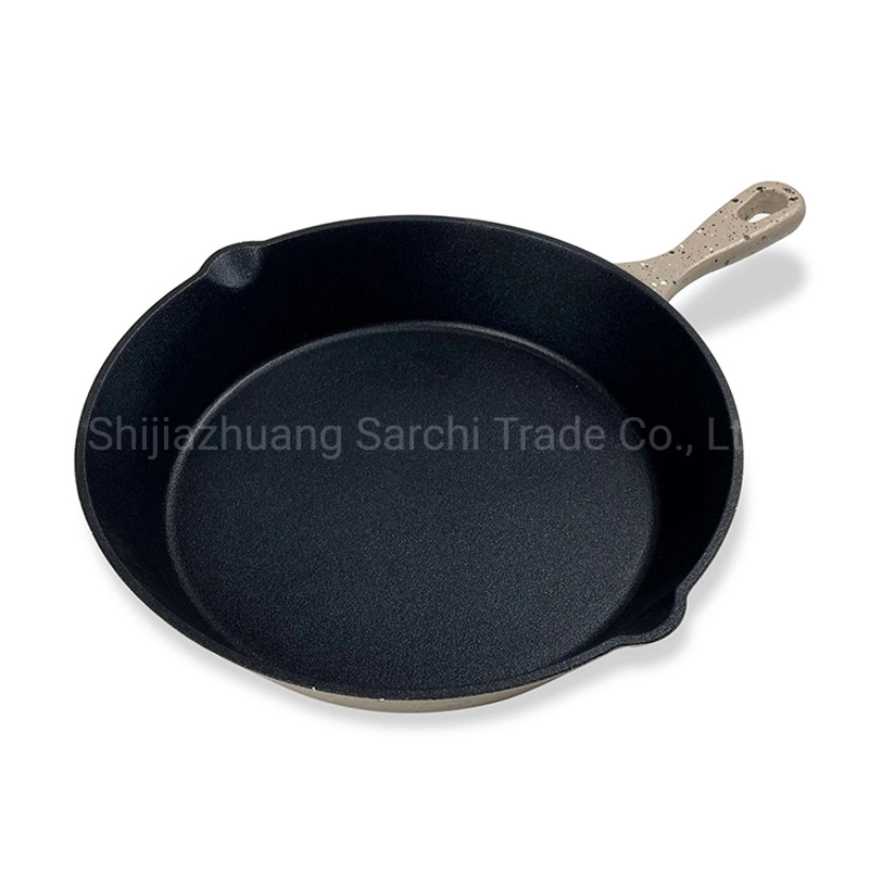 Customized Maifanite Color Silicone Oil Cast Iron Skillet