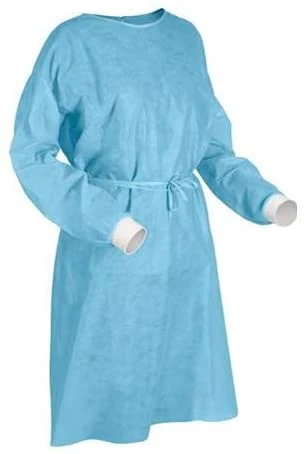 Disposable Blue Non Sterile Nonwoven Medical Protection Clothing