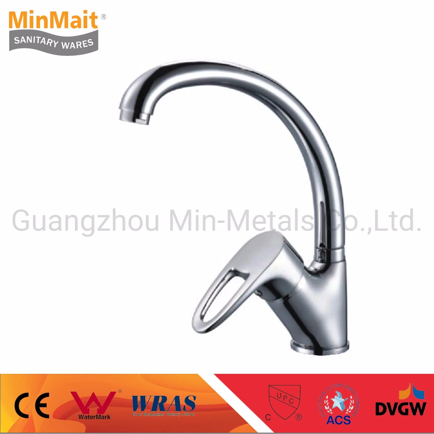 Brass Kitchen Faucet Sink Mixer Ty-8005A