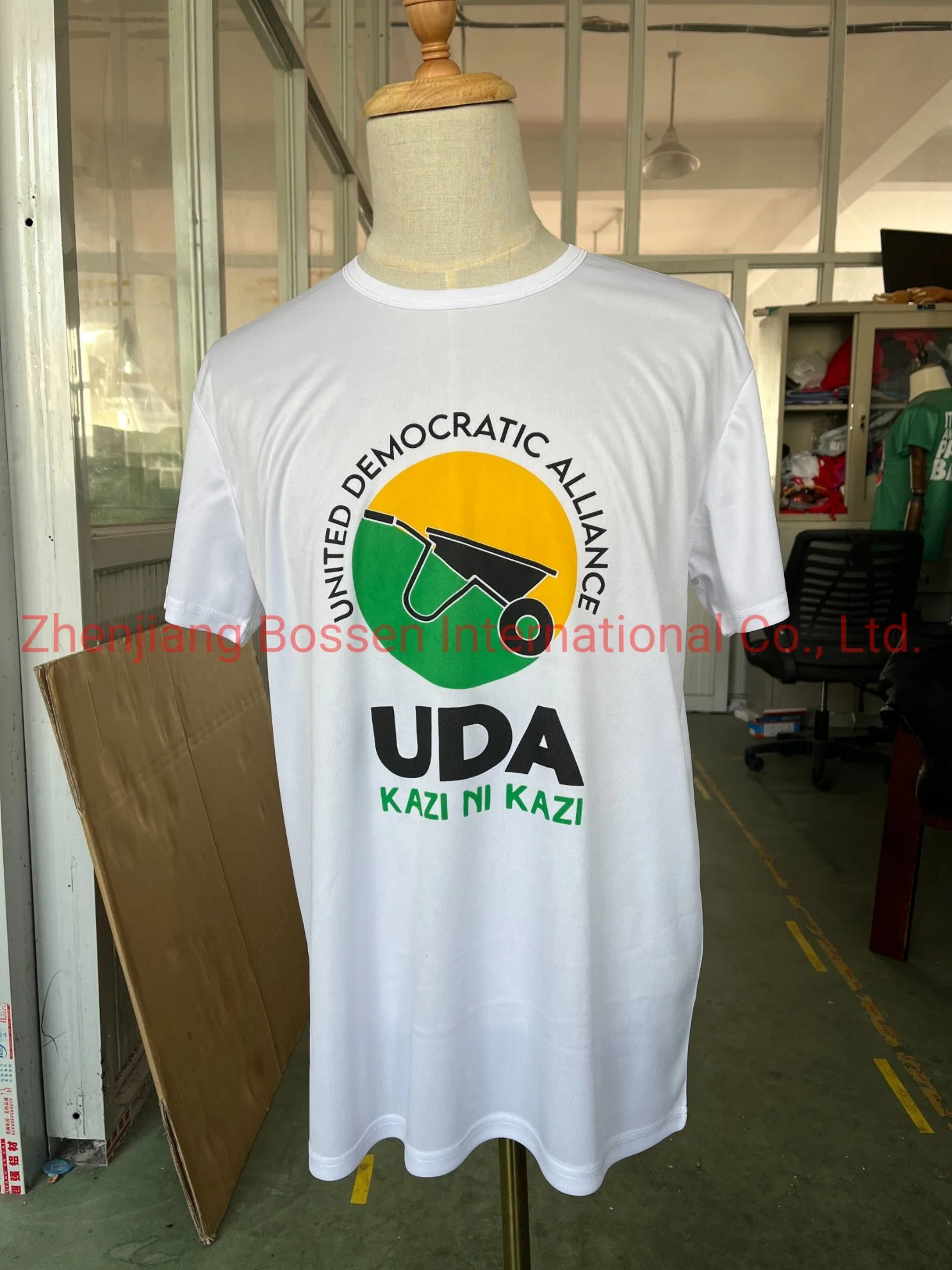 China T Shirt Factory Custom Design Printed Plain White Advertising Promotional Political Election Campaign T-Shirts