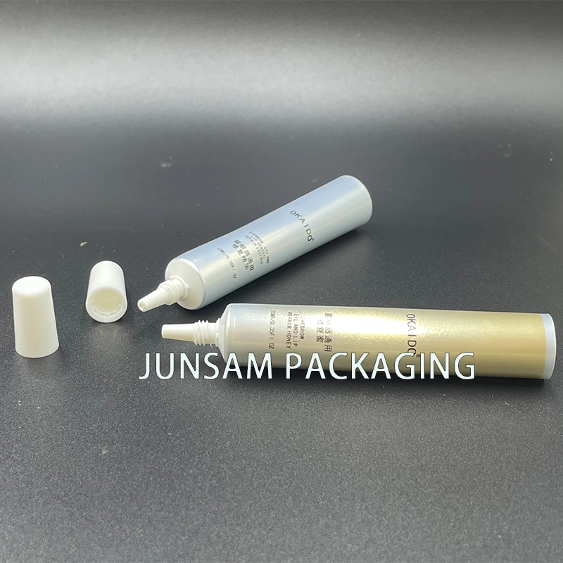 Compound Plastic Aluminum Laminated Tubes Packaging Pigment Semi Liquid Empty Container