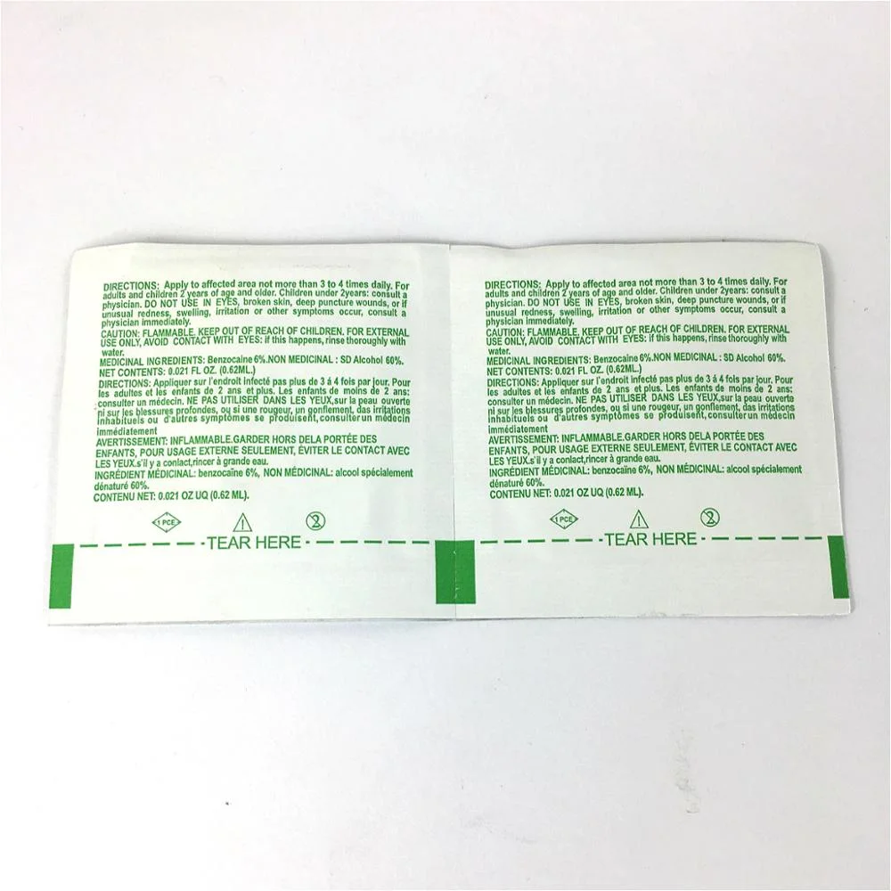 Low Price Wholesale/Supplier Various Alcohol Wipe Cleaning Sting Relief