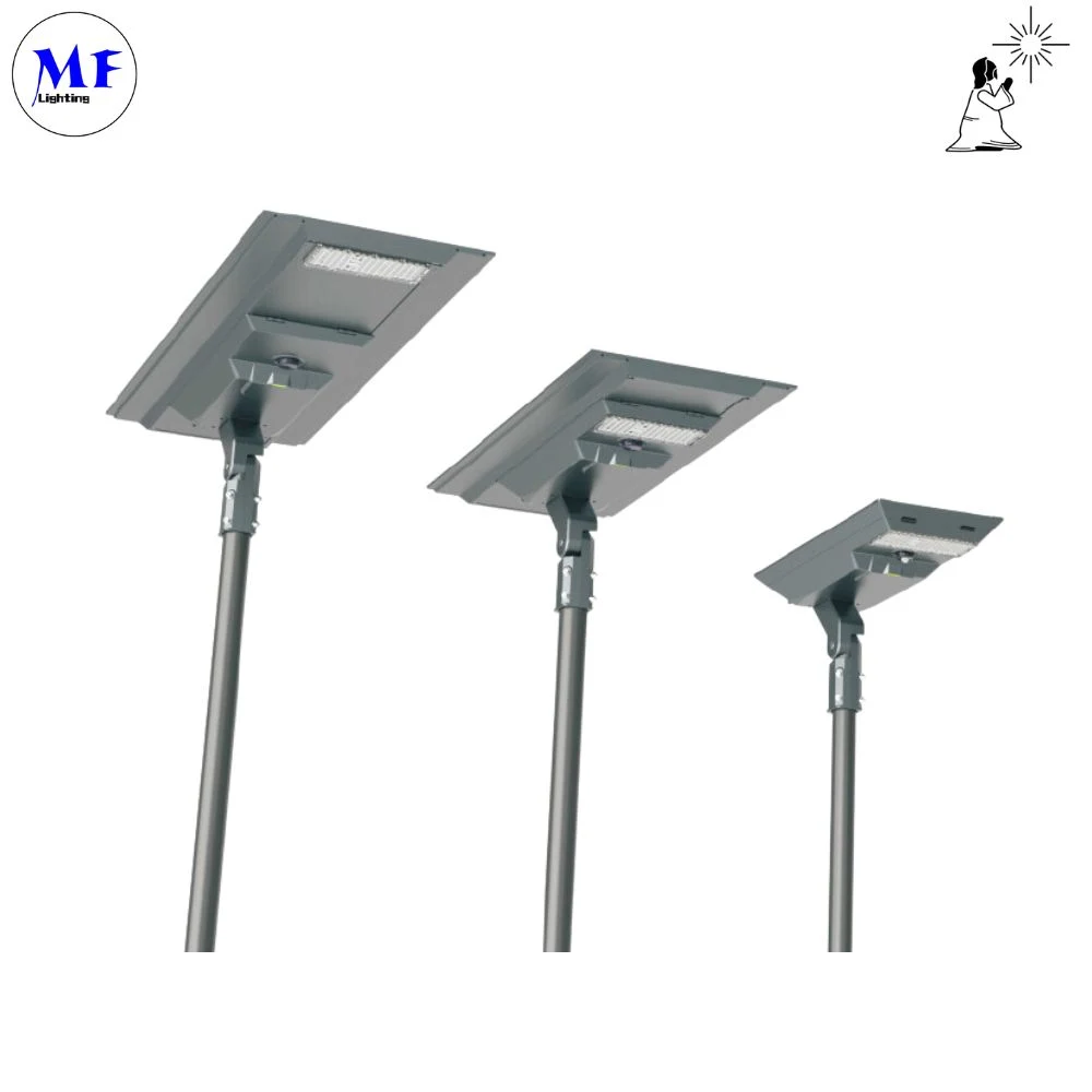 Segurança seguro IP66 à prova de água resistente a intempéries LED para exterior Solar Street Luz com sensor de movimento da câmara CCTV para o local de construção de estradas Estacionamento