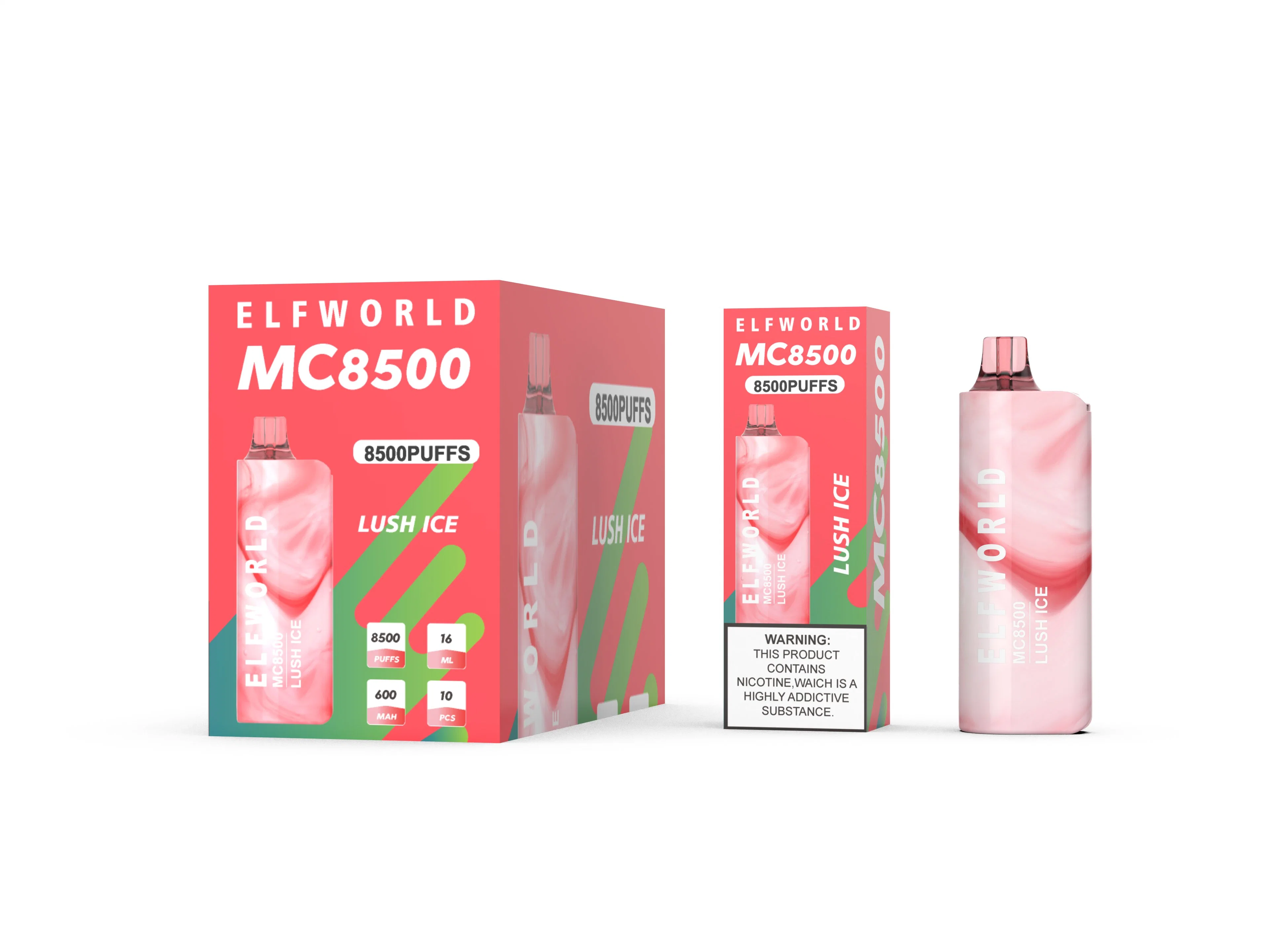 Elf World 8500 Puffs Disposable Vape Lost Mo5000 Mary Puffs