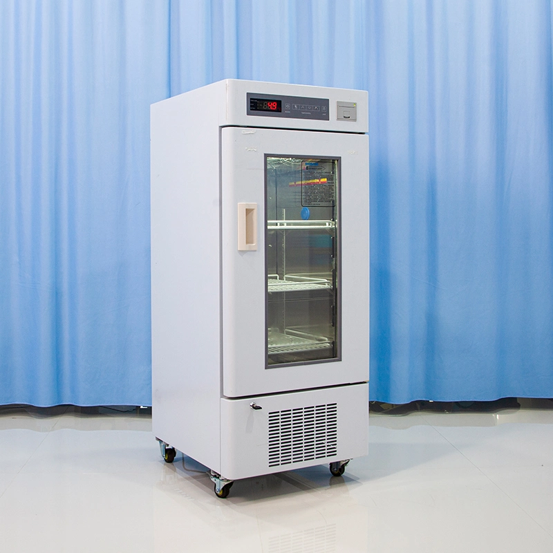 Biobase China Laboratory 4 Degrees Celsius 86 Liters Blood Bank Refrigerator