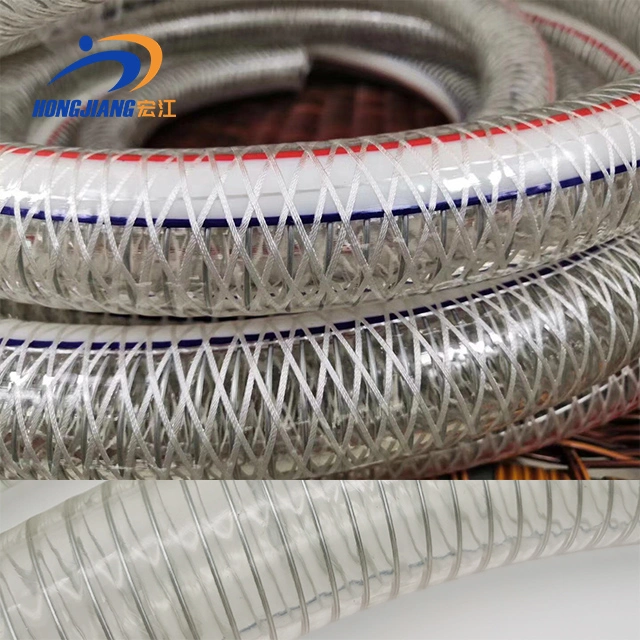 Spiral Stainless Steel Wire Reinforced PVC Vacuum Hose