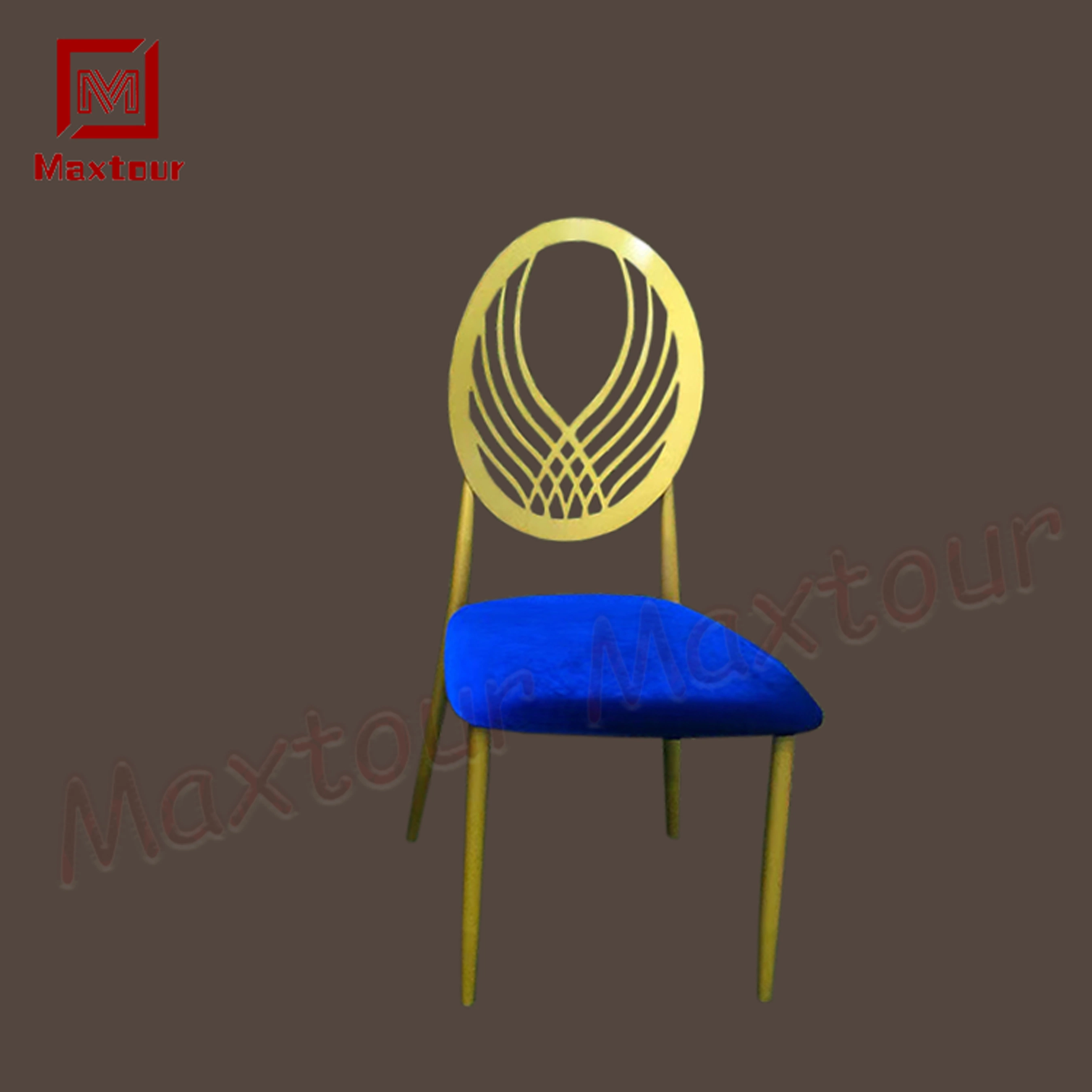 Garden Metal Event Chairs Unique Design Meeting Dining Chairs for Home Event