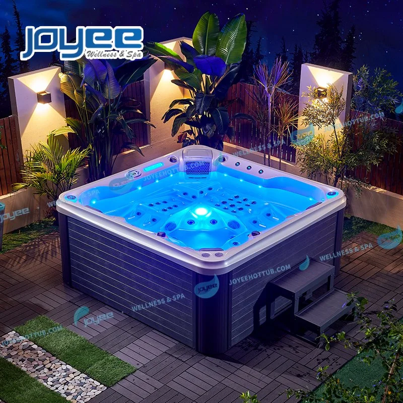 Joyee China Factory Freestanding Outdoor Hot Tub Whirlpool Pool Massage SPA