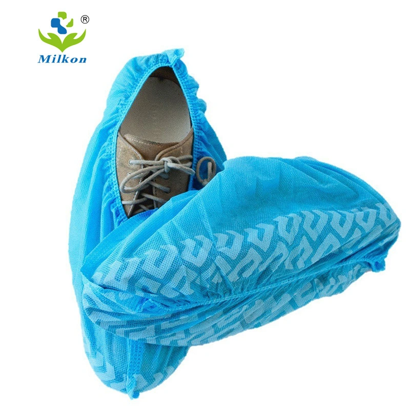 Shoe Covers Protective PP Anti Skid Disposable Non Woven Waterproof 2 Years Class I