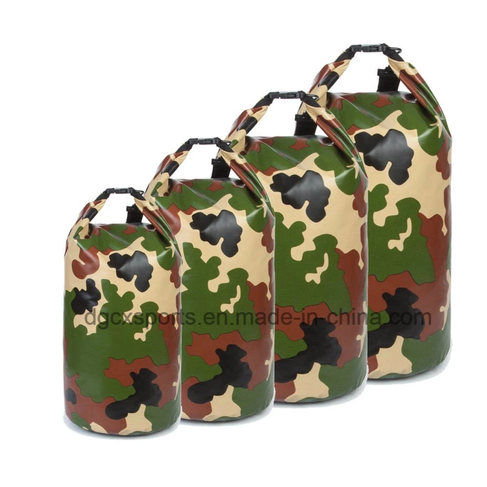 Light Weight Highly-Elastic Camo Nylon Waterproof Dry Bag Swimming