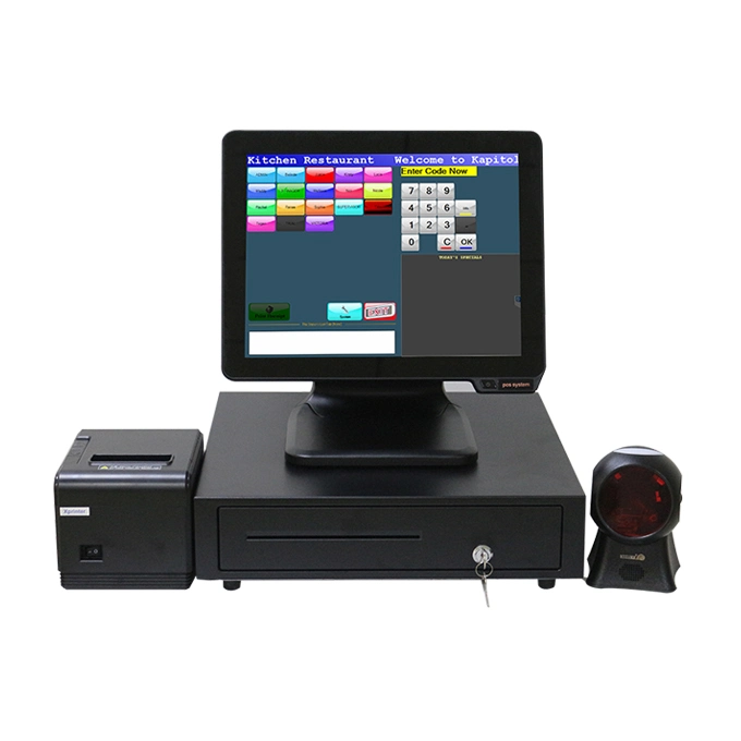 15inch All-in-One POS Kapazitiver 10-Punkt-POS Terminal