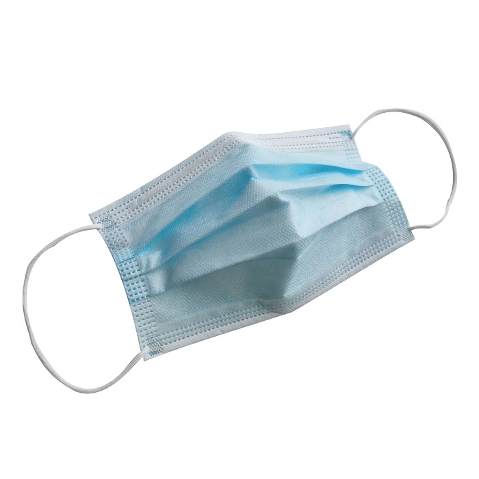 ISO 13485 ce, alimentation médicale certifiée FDA, type à 3 plis IIR Surgical Mask Bfe95 Bfe99 masques médicaux avec contour d'oreille Mascarilla Desechable 3 Pliegues