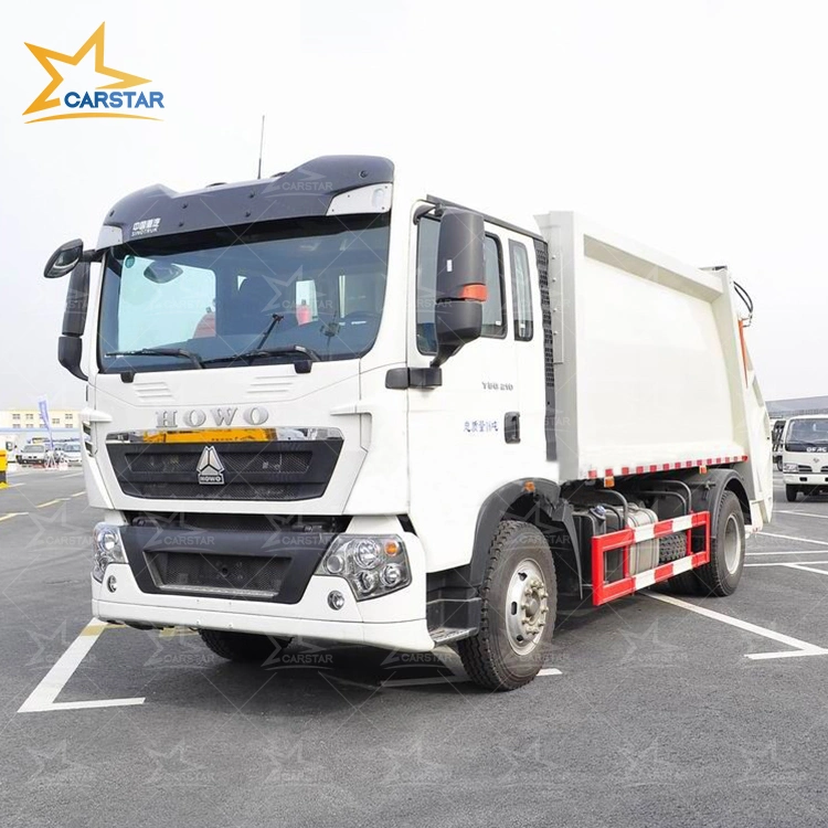 China Manufacturers Heavy Duty HOWO Hydraulic Truck 12/14/16 Cbm Used Garbage Trucks