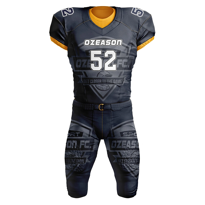 Wholesale Polyester Quick Dry American Football Uniform High Quality Blank American Football Jerseys