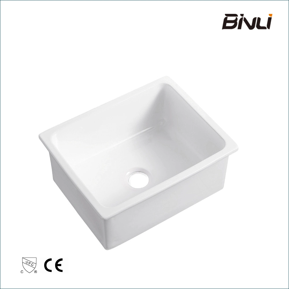 Bl2318c Évier de cuisine en céramique en porcelaine de 24 pouces de la fabrique de Chaozhou