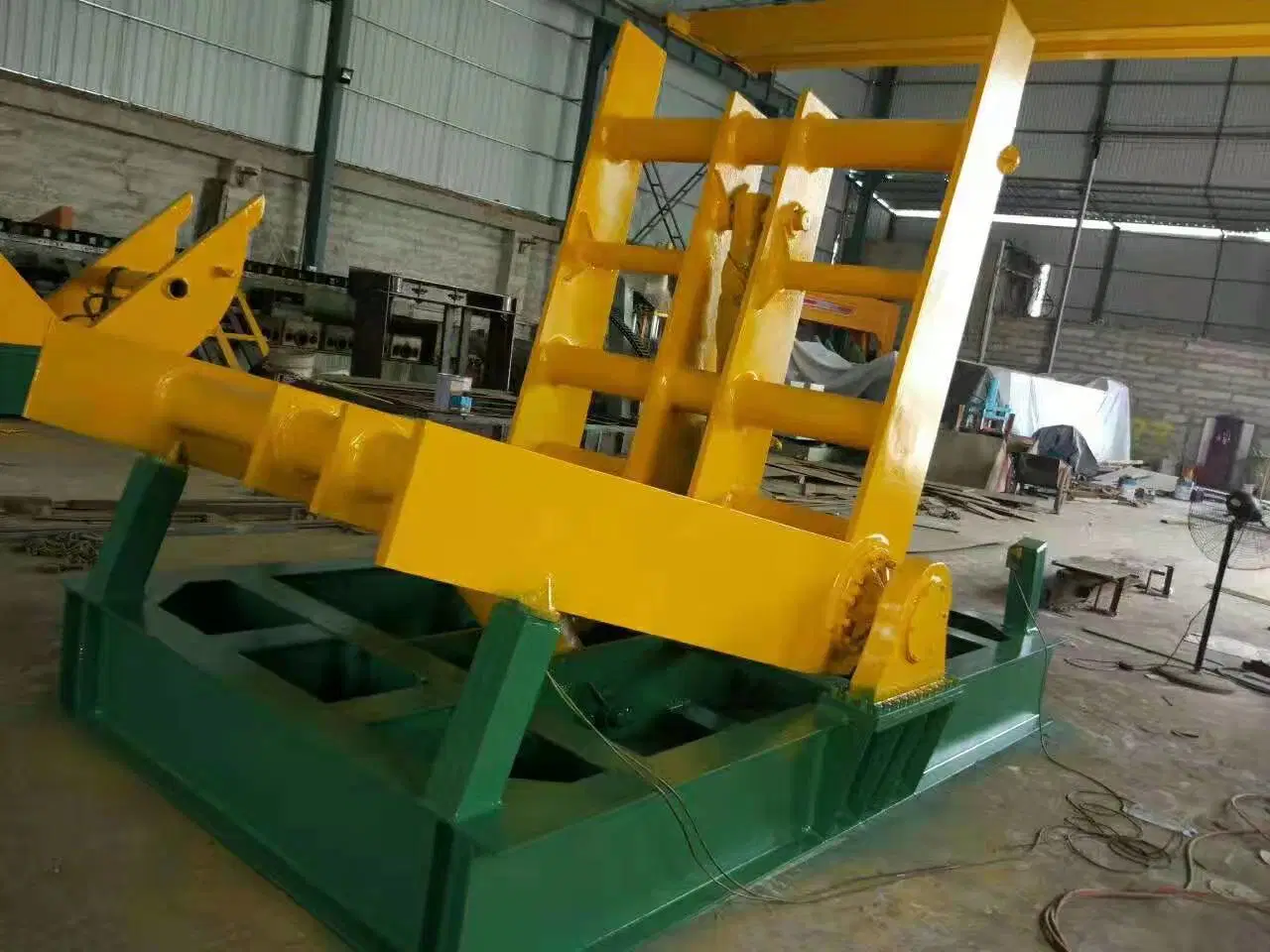 Xgmh-45t Hydraulic Stone Turnover Machine Turnover Process Stone Block