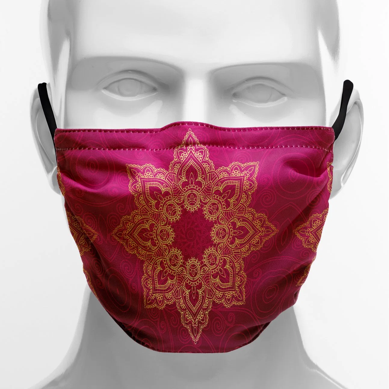 Custom Print on Demand Washable Double-Layer Poly/Cotton Mask