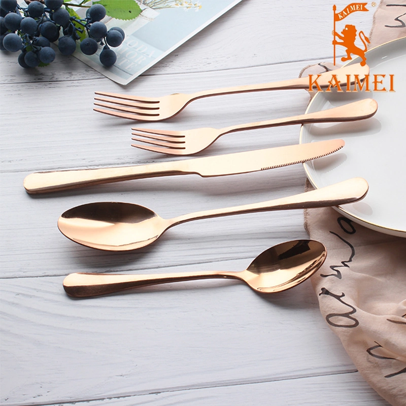 4-Pieces Flatware Rainbow Stainless Steel Tableware