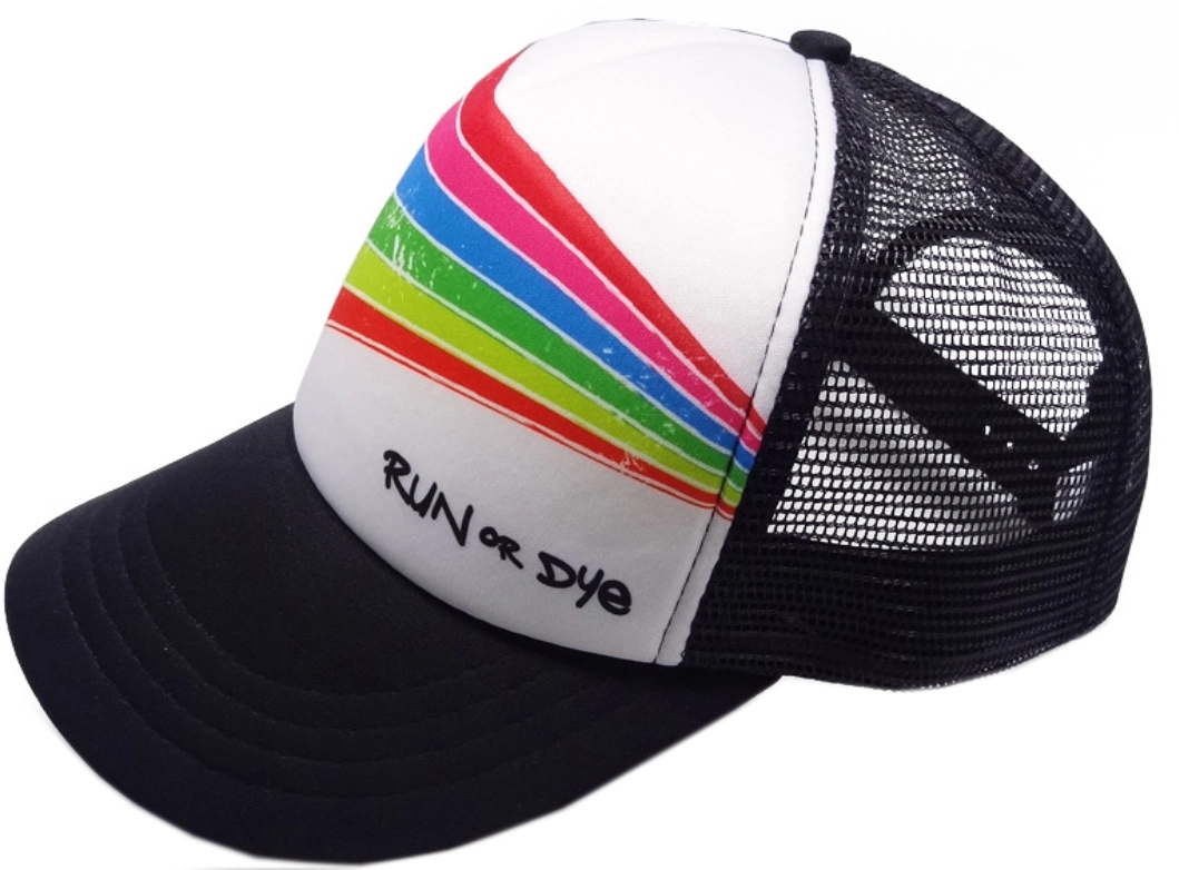 Custom Logo Design Print Schaum Siebdruck Bunte Passen Sie Mesh Trucker Promotion Cap