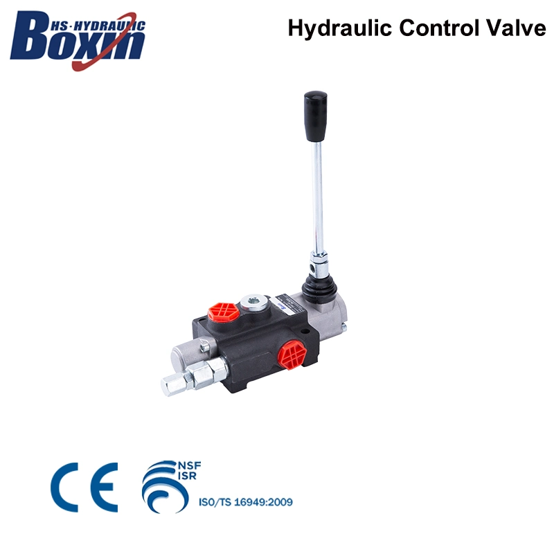 Monoblock 40lpm 4spool Hydraulic Directional Joystick Manual Control Valve for Construction Machine