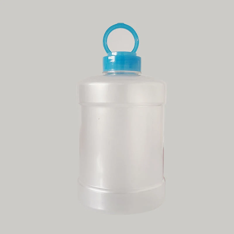 New Custom Juice Pet Bottle Plastic Fruit Bottle Milk Tea Water Drink Disposable Bottle Screw Cap Frosted Bucket Bottle