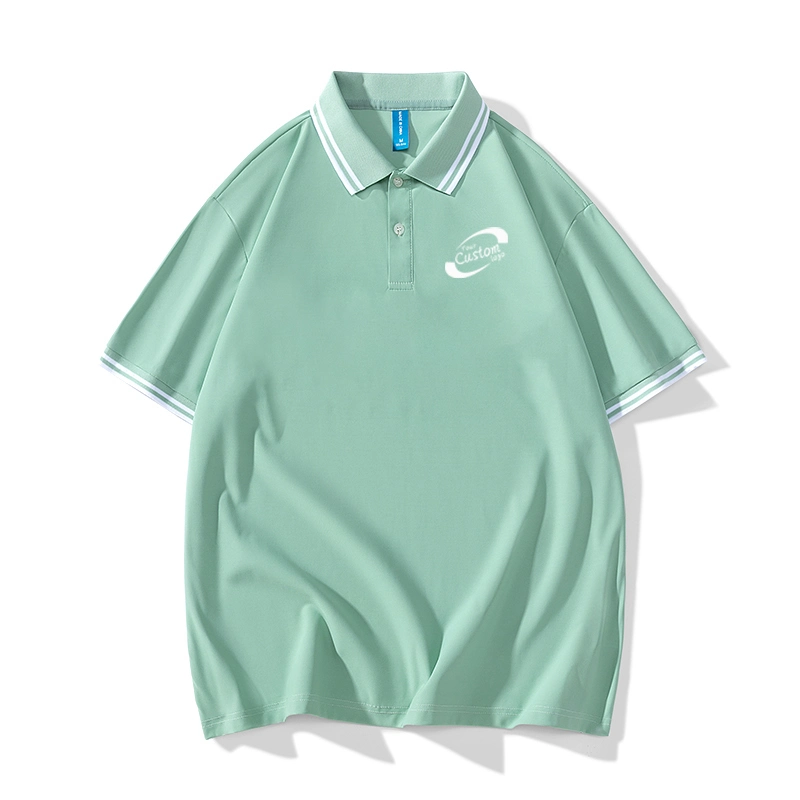 100% Coton Polo de Golf pour Hommes Polo vierge Brodé de haute qualité Hommes Personnalisé OEM Anti