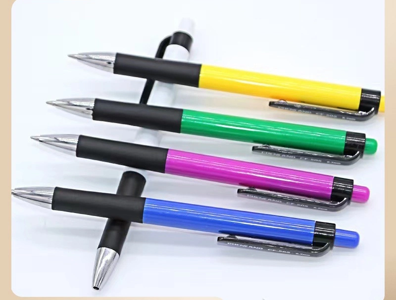 Wholesale/Supplier Cheap Push Type Barreled Signature Ballpoint Pen for Office Schools