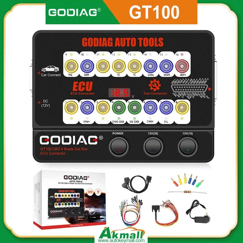 Godiag GT100 de la Herramienta de Auto Obdii romper la caja ECU