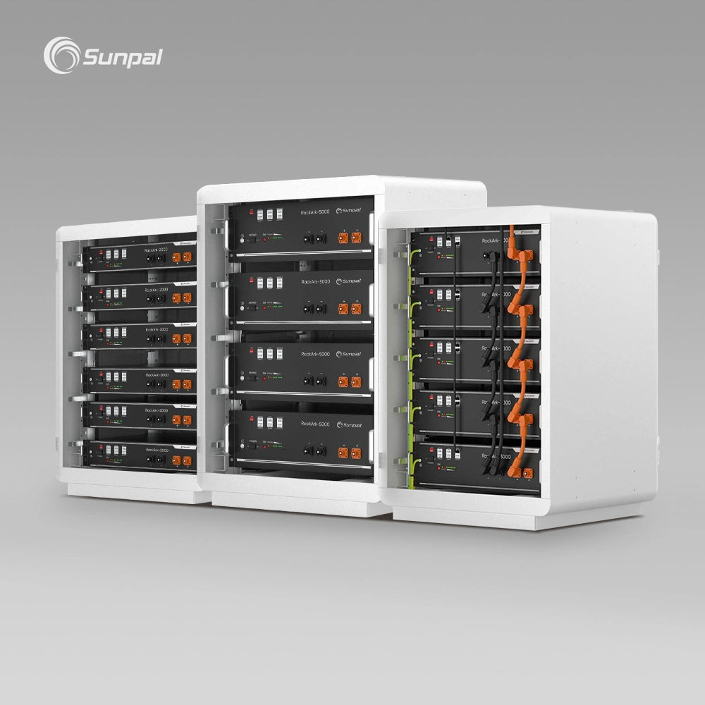 Sunpal 10kw Rack Mounted LiFePO4 Battery 48V 200ah Power Energy Storage