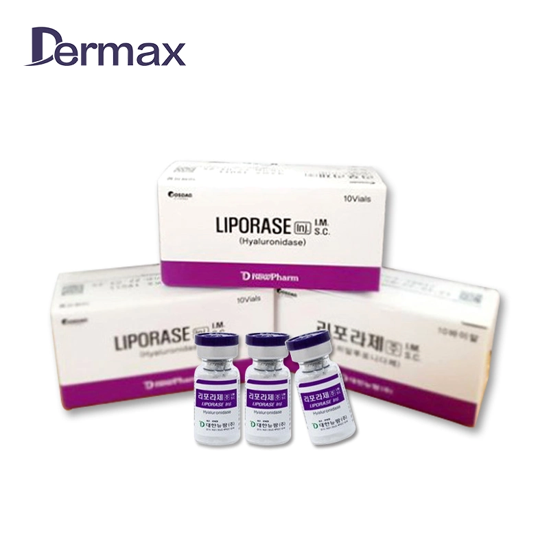 One Vial Liporase Powder Hyaluronidase Injection for Dermal Filler Correction