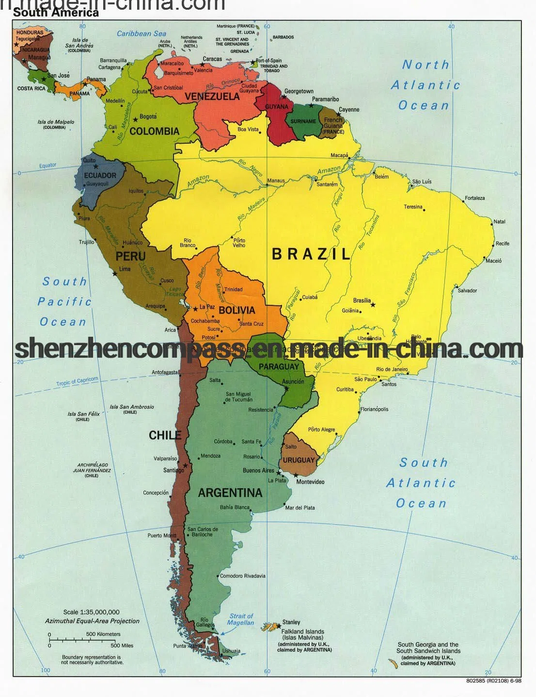 Shipping Service From China to Brazil, Paranagua, Freight to Corinto/Cordoba/Cali/Ancon/Colonia/Santos, Rio Grande, Rio De Janeiro, Itajai, Asuncion, Pecem