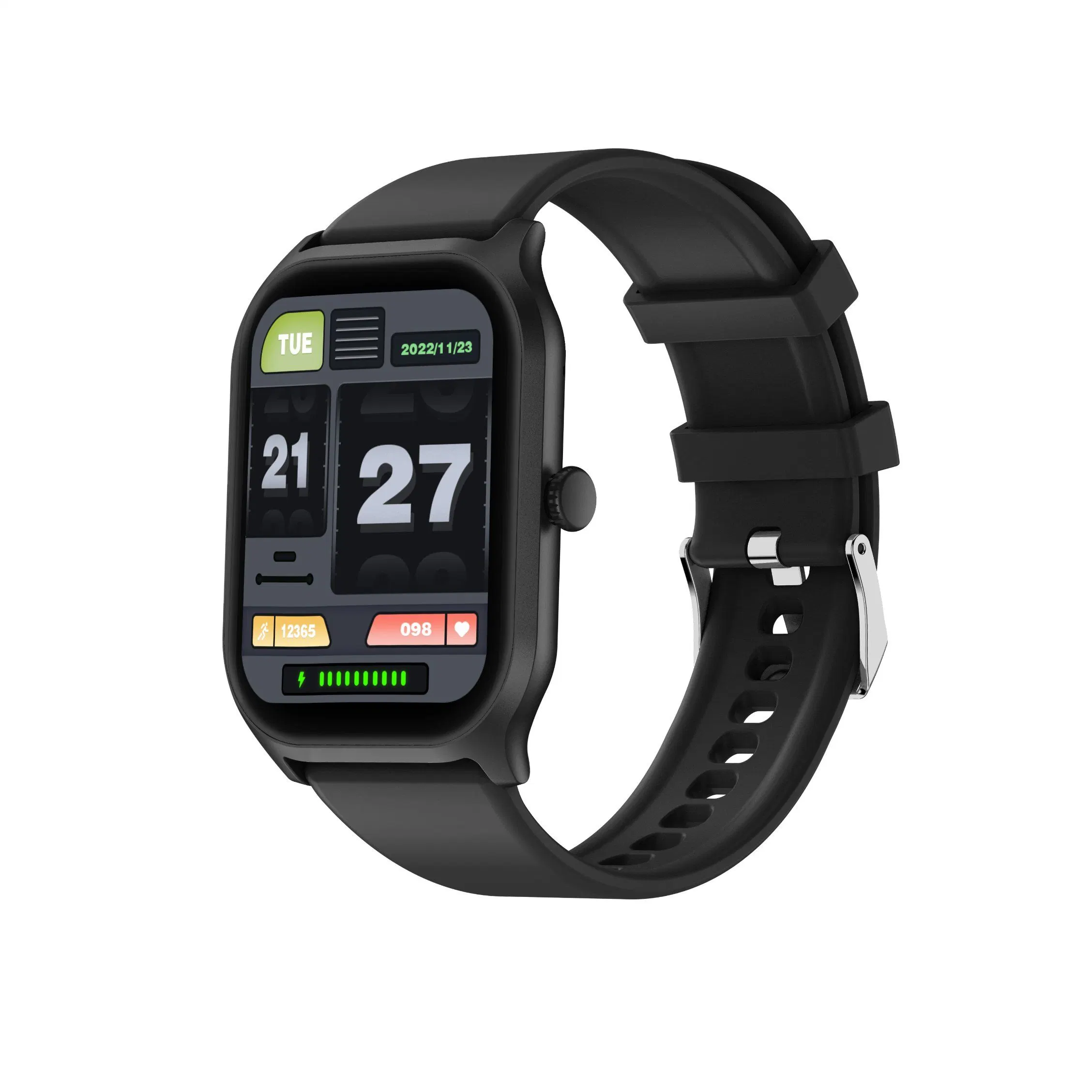 Waterproof Smart Watch with Silicone Strap