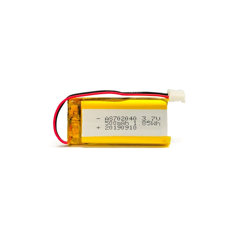 Precio barato 3,7V 500mAh 702040 batería recargable de polímero de litio Para productos electrónicos