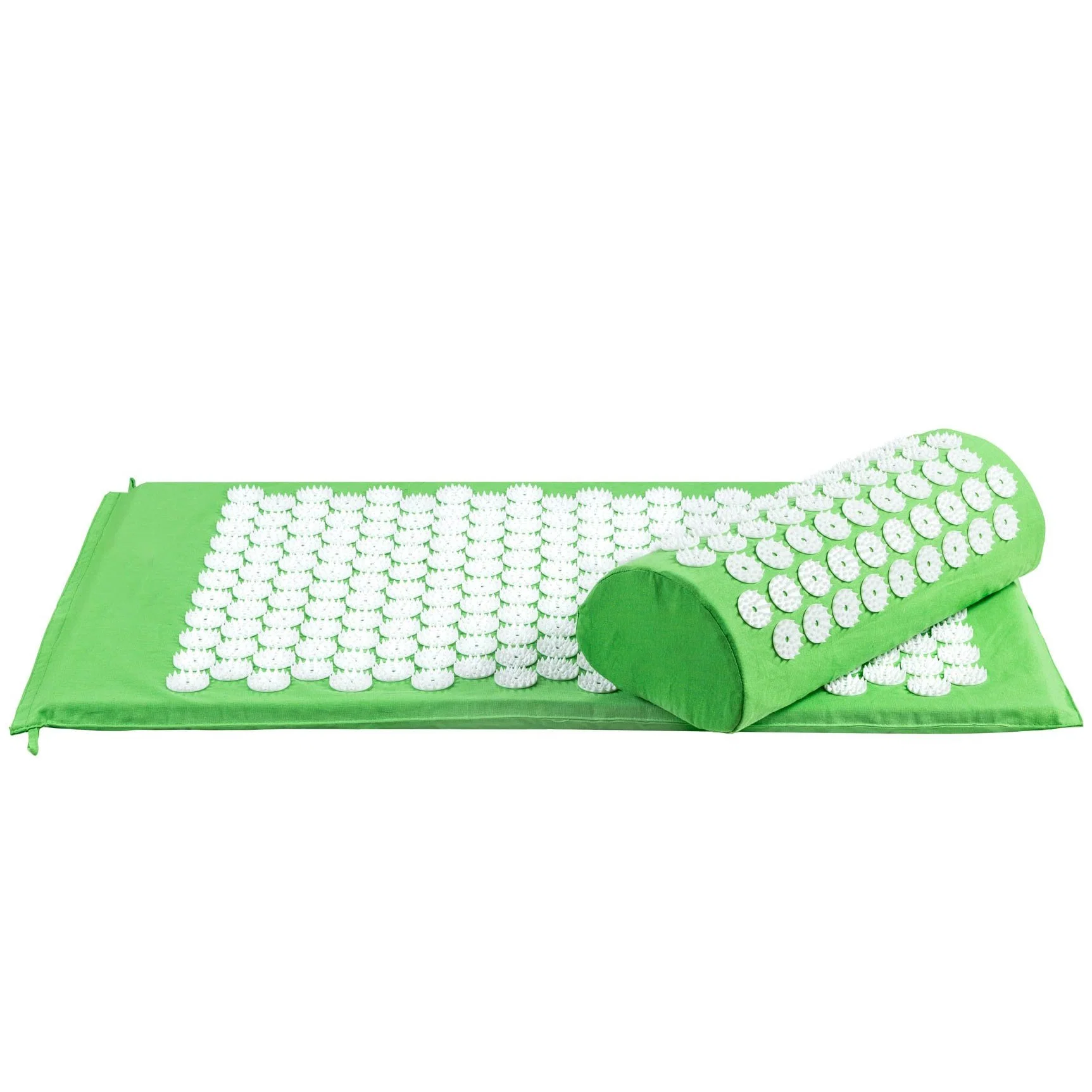 Eco-Friendly Yoga Massage Acupressure Mat Set House Mat and Pillow Set with Acupuncture Spiky Needle Acupuncture Mat