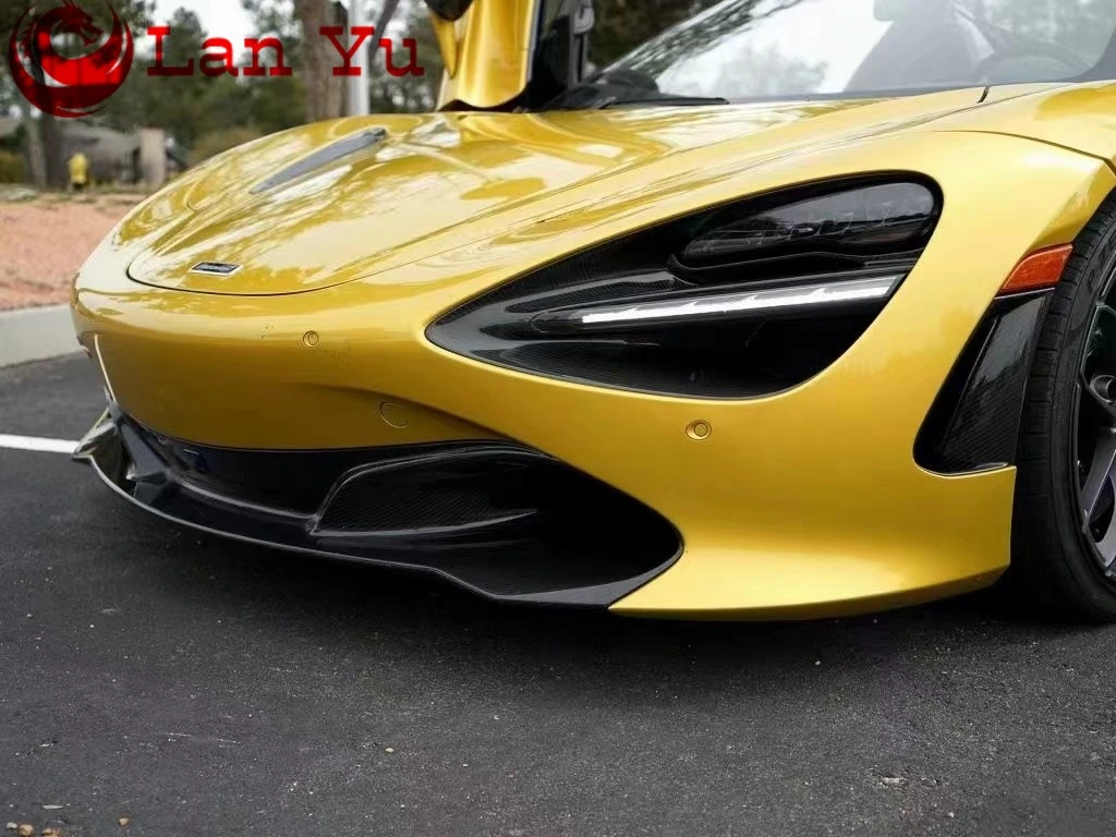 17-19 فتحة تهوية جانبية جديدة من ألياف الكربون الجاف بسيارة McLaren 720s