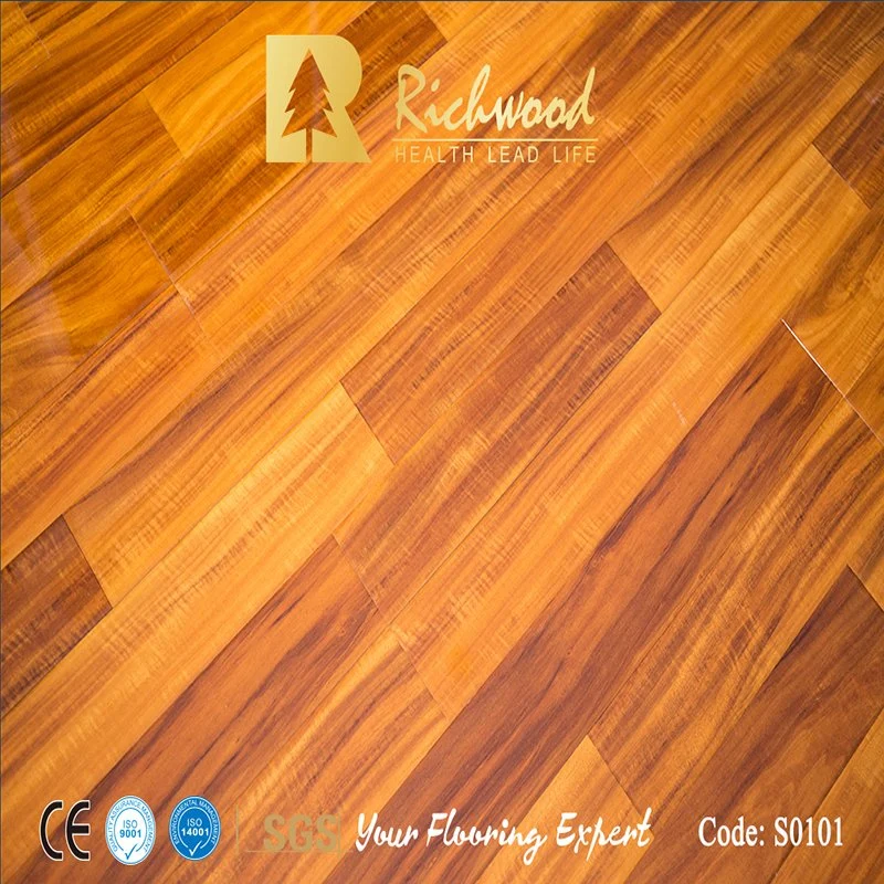 U Groove Walnut AC3 Cherry Engineered Laminate Wood Floor for Decorative