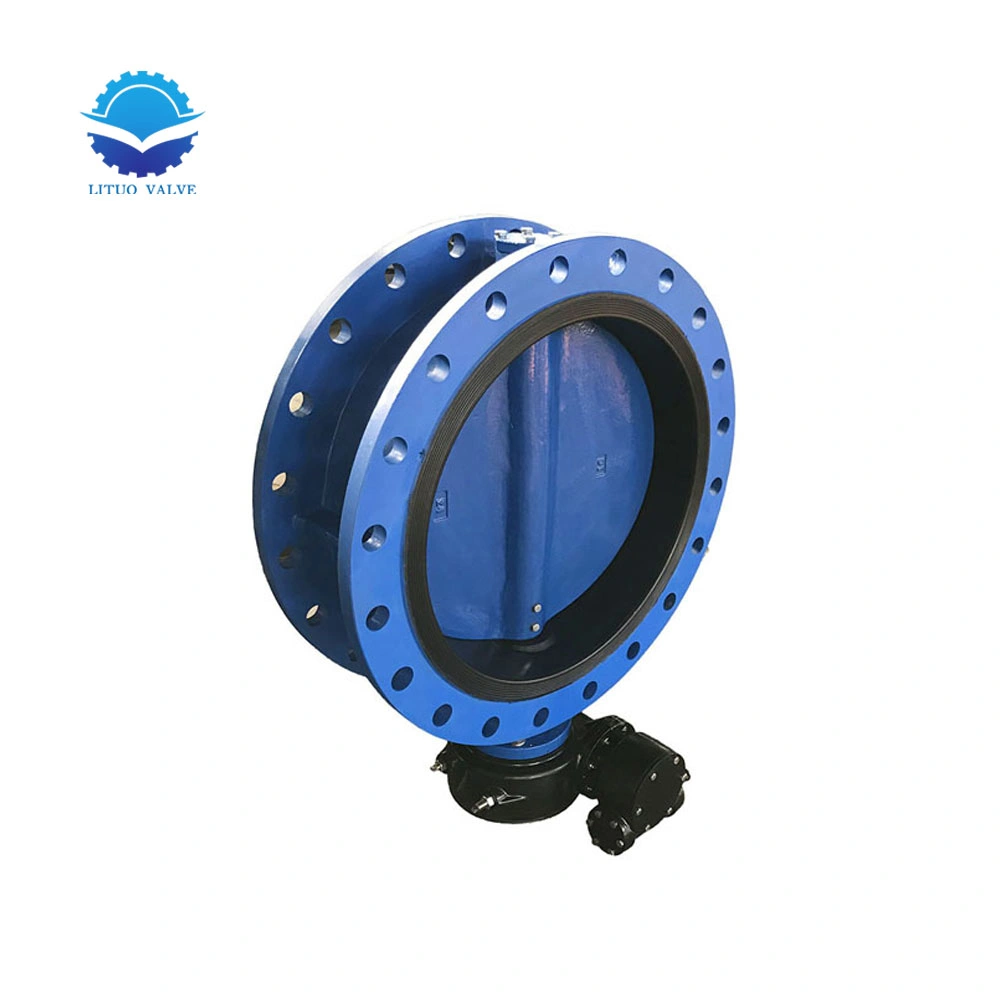 Carbon Steel Lug Butterfly Valve with Gearbox DN200 Soft Seat