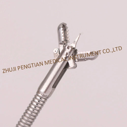 Disposable Endoscopic Marked Biopsy Forceps with Spike Oval Cup Coated with Ce