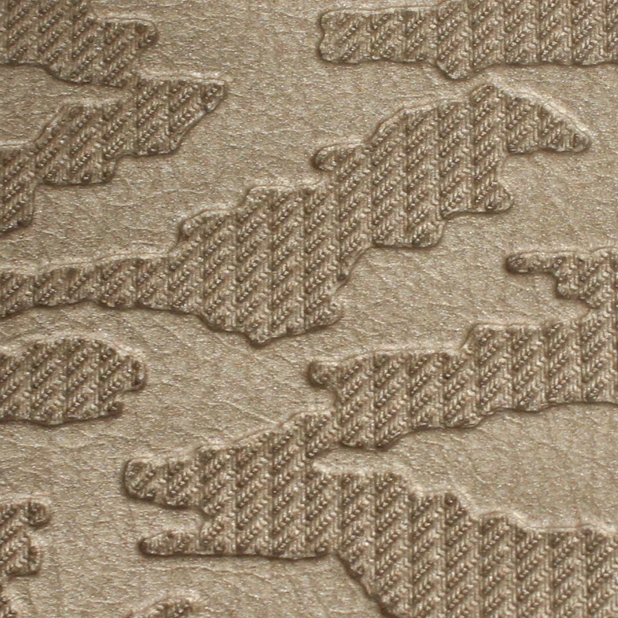 Fashion Style Embossed PVC Leather for Sofa/Wall Covers Contract Fabric