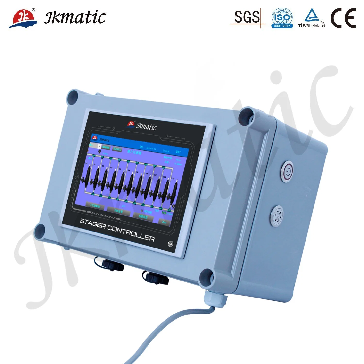 JKmatic Digital Stager Controller and JKA5.0 Stager Controller for Multi-Valve System\Water Softener