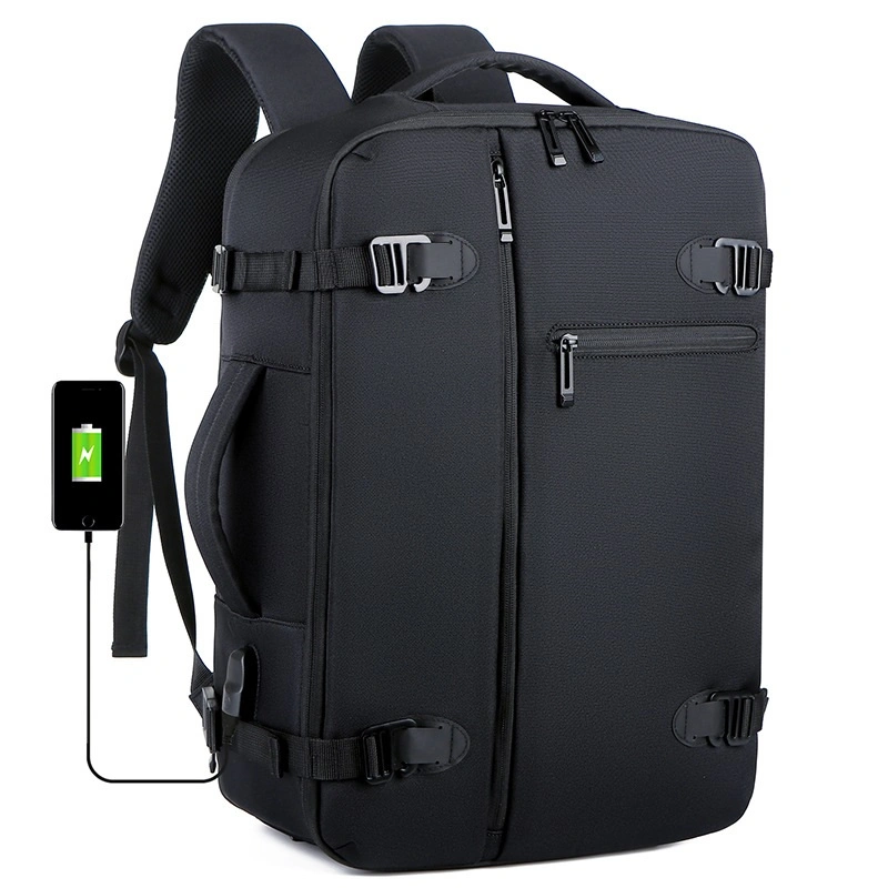 Custom Logo Daily Backpack Travel Outdoor College School Computer Laptop Backpacks Pack Bags for Men with USB Charging