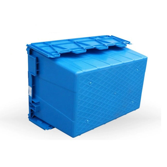 Heavy Duty Warehouse Moving Plastic Box with Lid