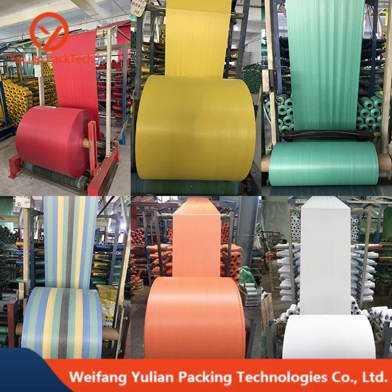 China Tube Woven PP Bags Fabric Rolls for Polypropylene Sack