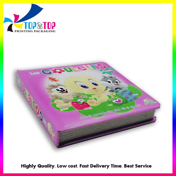 Custom Printed Pink Board Book Printing Kids Children Jigsaw Puzzle Book Printing with Foam Cover