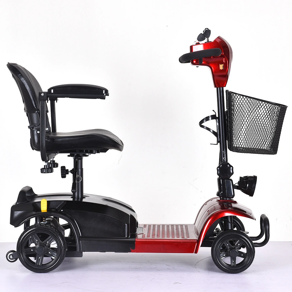 Leo Foldable 24V 180W 12ah Battery 4 Wheel Vigorous Electric Mobility Scooter for Elder Disabled