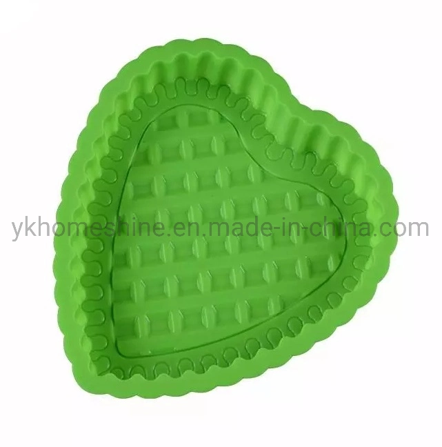 Popular Heat-Resistant Heart Shape Silicone Cake Baking Pan