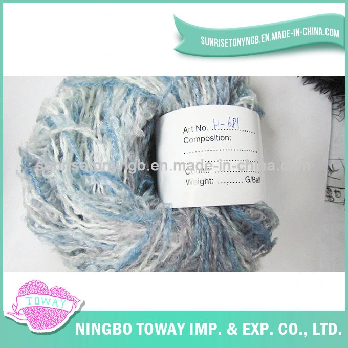 Baby Worsted Dyed Colour Bead Fancy Acrylic Yarn