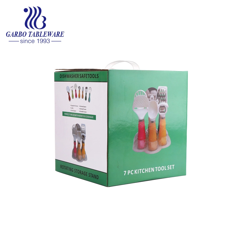 Household Kitchenware Utensil Set Kitchen Tools with Silicone Handle